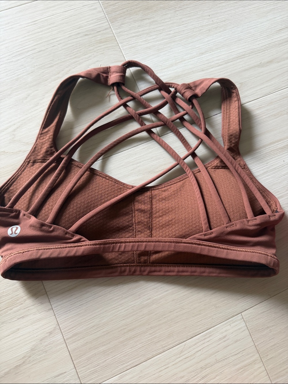 lululemon athletica Multi-Strap Sports Bra - Burnt Copper